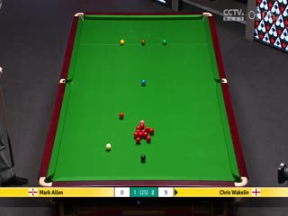 24-25赛季斯诺克世锦赛第二轮 克里斯·韦克林6-2马克·艾伦（第一阶段） 20250424海报