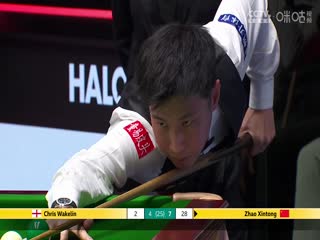 24-25赛季斯诺克世锦赛四分之一决赛 赵心童12-4克里斯·沃克林（第二阶段） 20250430海报