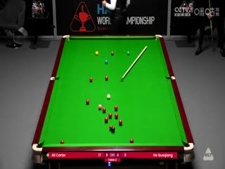 24-25赛季斯诺克世锦赛资格赛Day10 贺国强5-10阿里·卡特（第二阶段） 20250417海报