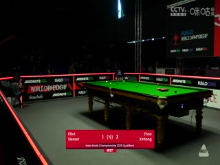 24-25赛季斯诺克世锦赛资格赛Day9 埃利奥特·斯莱塞3-6赵心童（第一阶段） 20250416海报
