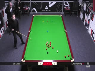 2025斯诺克英国公开赛资格赛 扎克·苏尔蒂4-2赵翰洋 20250628海报
