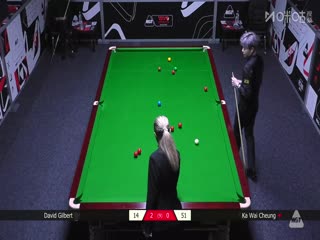 2025斯诺克武汉公开赛资格赛 大卫·吉尔伯特5-1张家玮 20250624海报