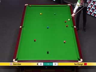 24-25赛季斯诺克世锦赛第一轮 马克·艾伦5-4范争一（第一阶段） 20250421海报