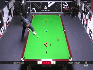 2025斯诺克武汉公开赛资格赛 斯蒂芬·马奎尔5-1克雷什·古尔巴克萨尼 20250623海报