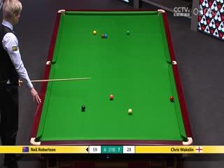 24-25赛季斯诺克世锦赛第一轮 尼尔·罗伯逊8-10克里斯·韦克林（第二阶段） 20250421海报
