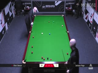2025斯诺克英国公开赛资格赛 艾利奥特·斯莱瑟2-4杰克逊·佩吉 20250625海报