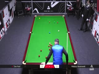 2025斯诺克武汉公开赛资格赛 汤姆·福德5-2马特乌斯·巴拉诺夫斯基 20250623