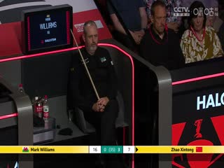 24-25赛季斯诺克世锦赛决赛 赵心童7-1马克·威廉姆斯（第一阶段） 20250504海报