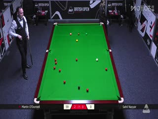 2025斯诺克英国公开赛资格赛 马丁·奥唐奈4-1萨希尔·纳亚尔 20250627海报