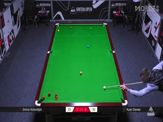2025斯诺克英国公开赛资格赛 吉米·罗伯逊3-4瑞恩·戴维斯 20250625海报