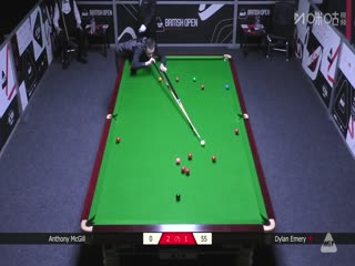 2025斯诺克英国公开赛资格赛 安东尼·麦克吉尔4-3迪伦·埃默里 20250628海报
