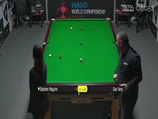24-25赛季斯诺克世锦赛资格赛第三轮 斯蒂芬·马奎尔3-6高阳（第一阶段） 20250414海报