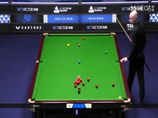 2025斯诺克英格兰公开赛64进32 加里·威尔逊4-2林杉峰 20250916海报
