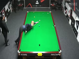 2025斯诺克武汉公开赛资格赛 贺国强1-5阿特米吉斯·齐津斯 20250623海报