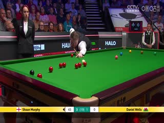 24-25赛季斯诺克世锦赛第一轮 肖恩·墨菲7-2丹尼尔·威尔斯（第一阶段） 20250423海报