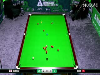 2025斯诺克沙特大师赛第三轮（80进48） 乔·奥康纳4-3王雨晨 20250811海报