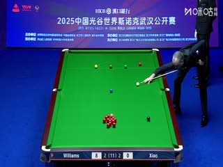2025斯诺克武汉公开赛半决赛 肖国栋6-3马克·威廉姆斯 20250829海报