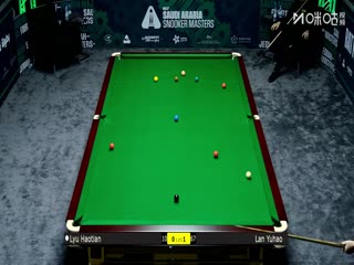 2025斯诺克沙特大师赛第三轮（80进48） 吕昊天0-4蓝裕豪 20250811海报