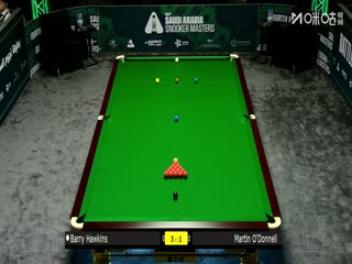 2025斯诺克沙特大师赛32进16 巴里·霍金斯5-3马丁·奥德奈尔 20250813海报