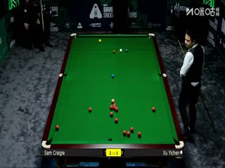 2025斯诺克沙特大师赛第一轮（144进112） 山姆·克雷吉4-2许医尘 20250808海报