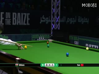 2025斯诺克沙特大师赛32进16 马克·威廉姆斯5-3袁思俊 20250812海报