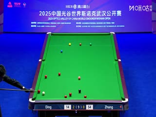 2025斯诺克武汉公开赛延期资格赛及64进32 丁俊晖5-1张浩 20250824海报