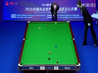 2025斯诺克武汉公开赛半决赛 马克·艾伦2-6加里·威尔逊 20250829海报