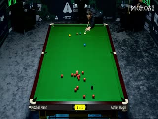 2025斯诺克沙特大师赛第一轮（144进112） 米切尔·曼恩1-4阿什利·赫吉尔 20250808海报