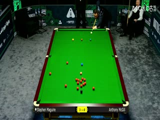 2025斯诺克沙特大师赛第四轮（48进32） 斯蒂芬·马奎尔5-0安东尼·麦克吉尔 20250812海报