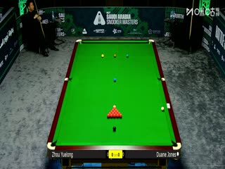 2025斯诺克沙特大师赛第三轮（80进48） 周跃龙4-1杜安·琼斯 20250811海报