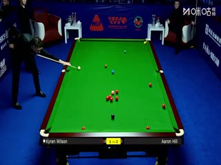 2025斯诺克武汉公开赛64进32 亚伦·希尔5-2凯伦·威尔逊 20250825海报