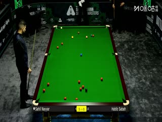 2025斯诺克沙特大师赛第一轮（144进112） 萨希尔·纳亚尔4-1哈比卜·沙巴 20250808海报