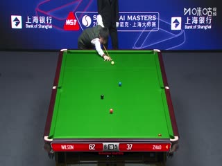 2025斯诺克上海大师赛半决赛 凯伦·威尔逊10-5赵心童（第二阶段）（汪译男、丁文钧） 20250802海报