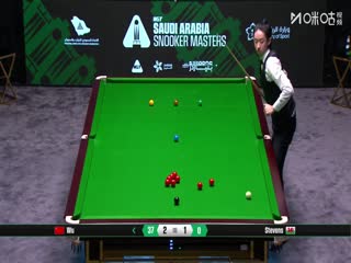 2025斯诺克沙特大师赛第四轮（48进32） 吴宜泽5-1马修·史蒂文斯（朱峰立） 20250812海报