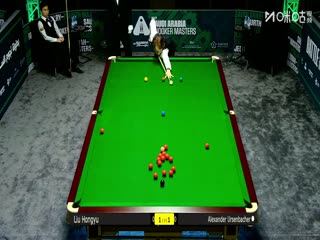 2025斯诺克沙特大师赛第二轮（112进80） 刘宏宇4-1亚历山大·乌尔森巴赫 20250809海报