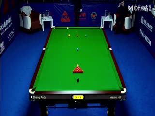 2025斯诺克武汉公开赛16进8 张安达5-4亚伦·希尔 20250827海报