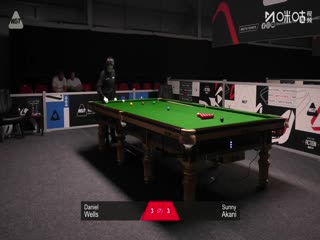 2025斯诺克北爱尔兰公开赛资格赛第二轮 丹尼尔·威尔斯4-3阿卡尼·宋沙瓦 20250907海报