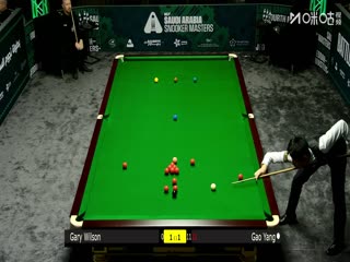 2025斯诺克沙特大师赛第三轮（80进48） 加里·威尔逊4-3高阳 20250811海报