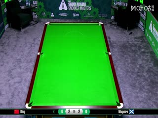 2025斯诺克沙特大师赛32进16 丁俊晖5-2斯蒂芬·马奎尔（朱峰立） 20250813海报