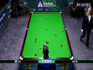 2025斯诺克沙特大师赛第三轮（80进48） 汤姆·福德2-4法拉赫·阿贾布 20250811海报