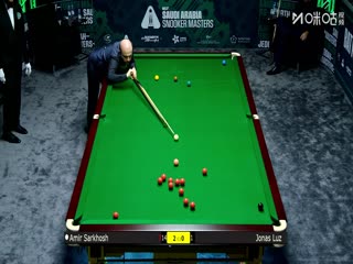 2025斯诺克沙特大师赛第二轮（112进80） 阿米尔·萨克霍什4-0若纳斯·卢斯 20250809海报