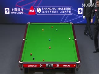 2025斯诺克上海大师赛第二轮 罗尼·奥沙利文vs巴里·霍金斯（秦正） 20250730海报