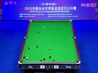 2025斯诺克武汉公开赛延期资格赛及64进32 丁俊晖5-1张浩（朱蒙） 20250824海报