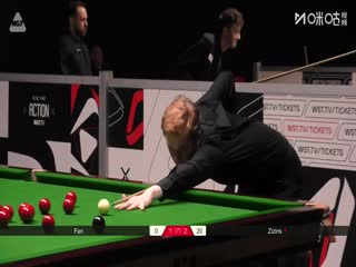 2025斯诺克北爱尔兰公开赛资格赛第二轮 范争一4-2阿尔特米·齐津斯 20250907海报