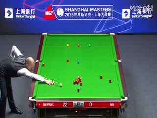 2025斯诺克上海大师赛第一轮 巴里·霍金斯6-4吴宜泽（秦正） 20250728海报