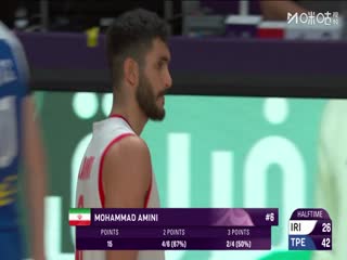 男篮亚洲杯四分之一决赛 伊朗VS中国台北 20250814海报