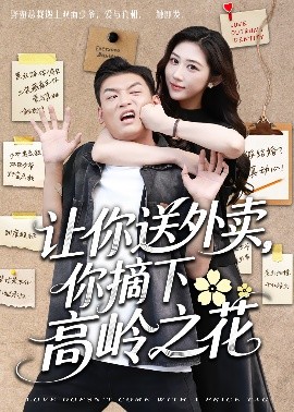 让你送外卖，你摘下高岭之花海报