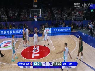 男篮世界杯 斯洛文尼亚VS澳大利亚 20230901（霍楠、杨鸣）海报
