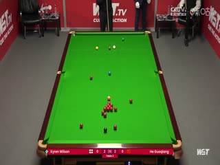 斯诺克 凯伦.威尔逊4-5贺国强 20230901海报