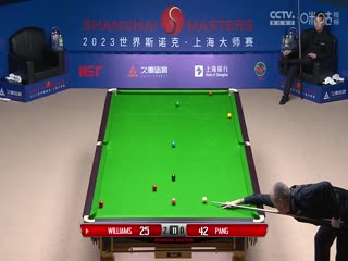 斯诺克 马克·威廉姆斯6-1庞俊旭 20230912海报